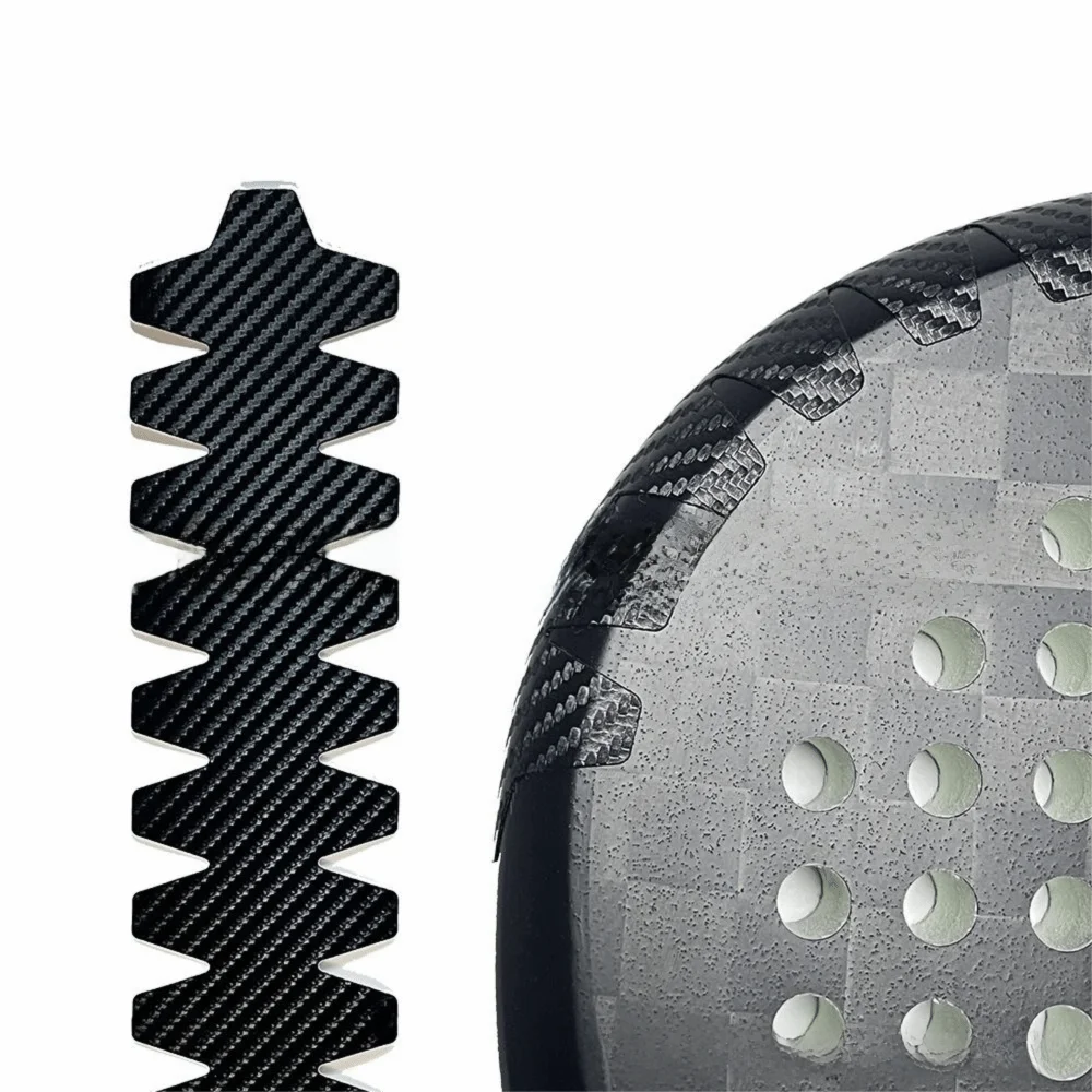Cinta protectora adhesiva para raqueta de playa PU negro transparente - imagen 5