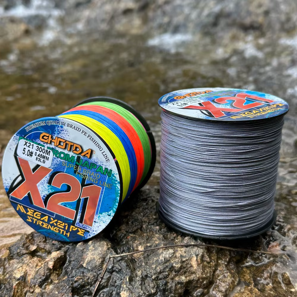 Trenzado multifilamento hueco PE X21 para carpfishing - imagen 4