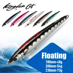 Señuelo lápiz Kingdom GT flotante para atún y gran trevally en mar