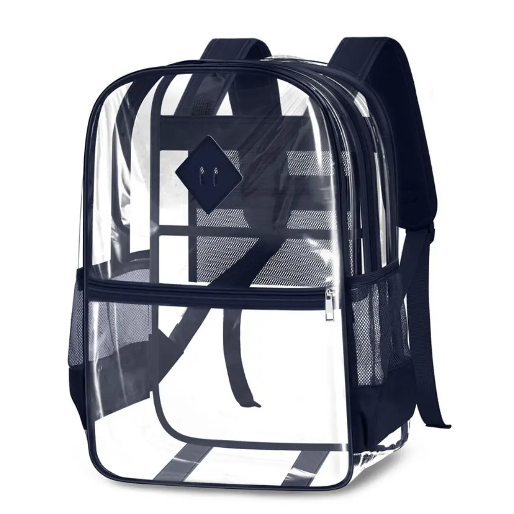 Mochila transparente de PVC impermeable y de gran capacidad - imagen 2