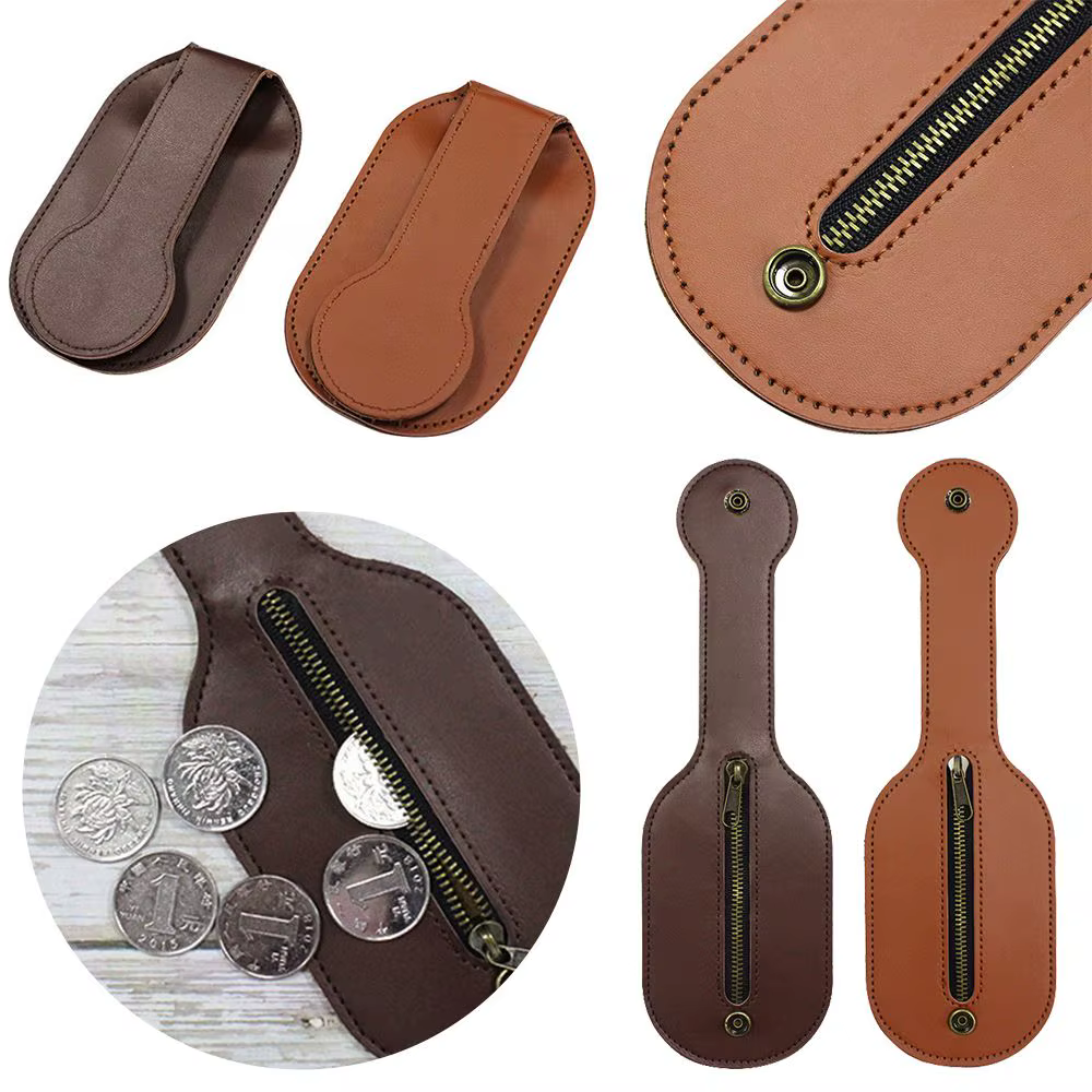 Riñonera Antirrobo en Cuero Retro – Bolsa EDC Compacta para Mujer y Hombre - imagen 5