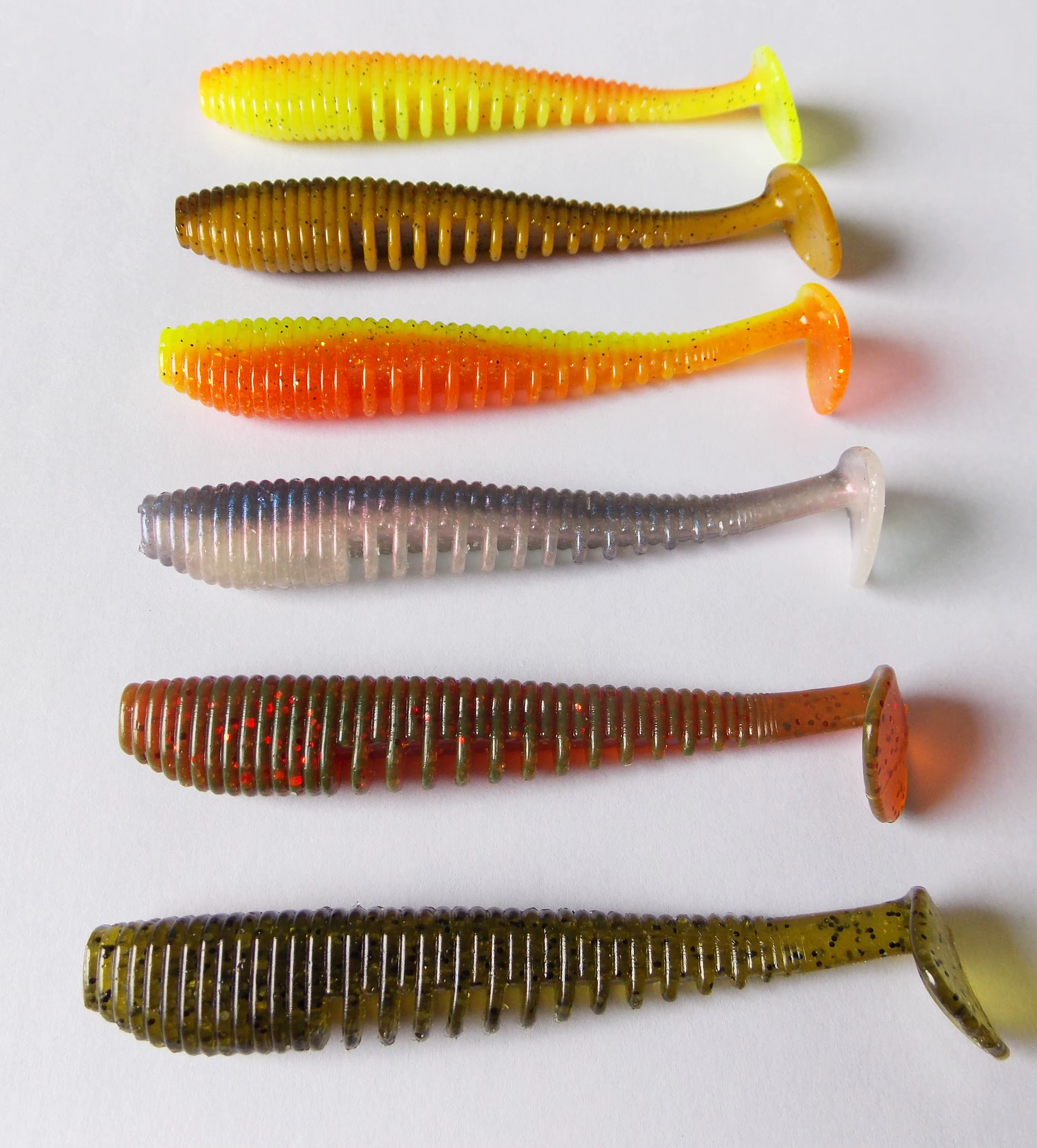 Awaruna FLK Minnow – Señuelo artificial blando perfumado para pesca de depredadores - imagen 5