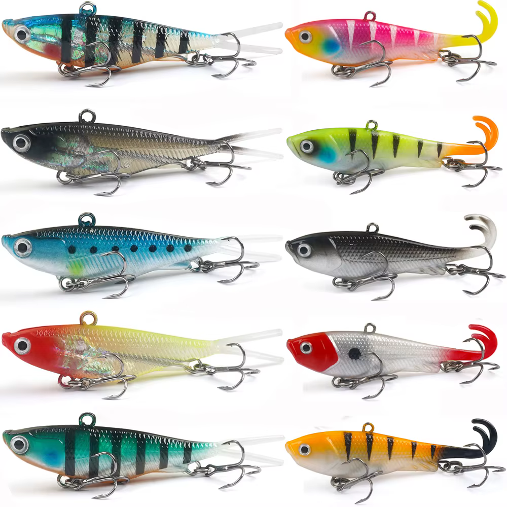 Jigs suaves preequipados Swimbait para lubina, crappie y walleye - imagen 3