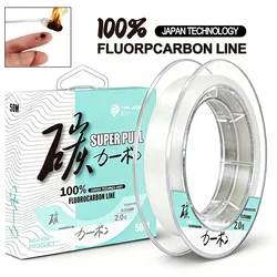 VIKINGAR Línea Fluorocarbono Suave Sin Memoria Rápida Hundimiento