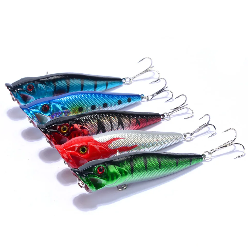 Popper de superficie con acción topwater
