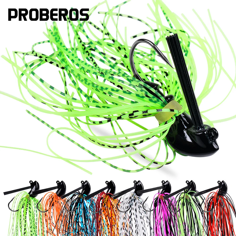 Wobbler para lubina con cabeza y falda weedless