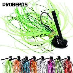 Wobbler para lubina con cabeza y falda weedless
