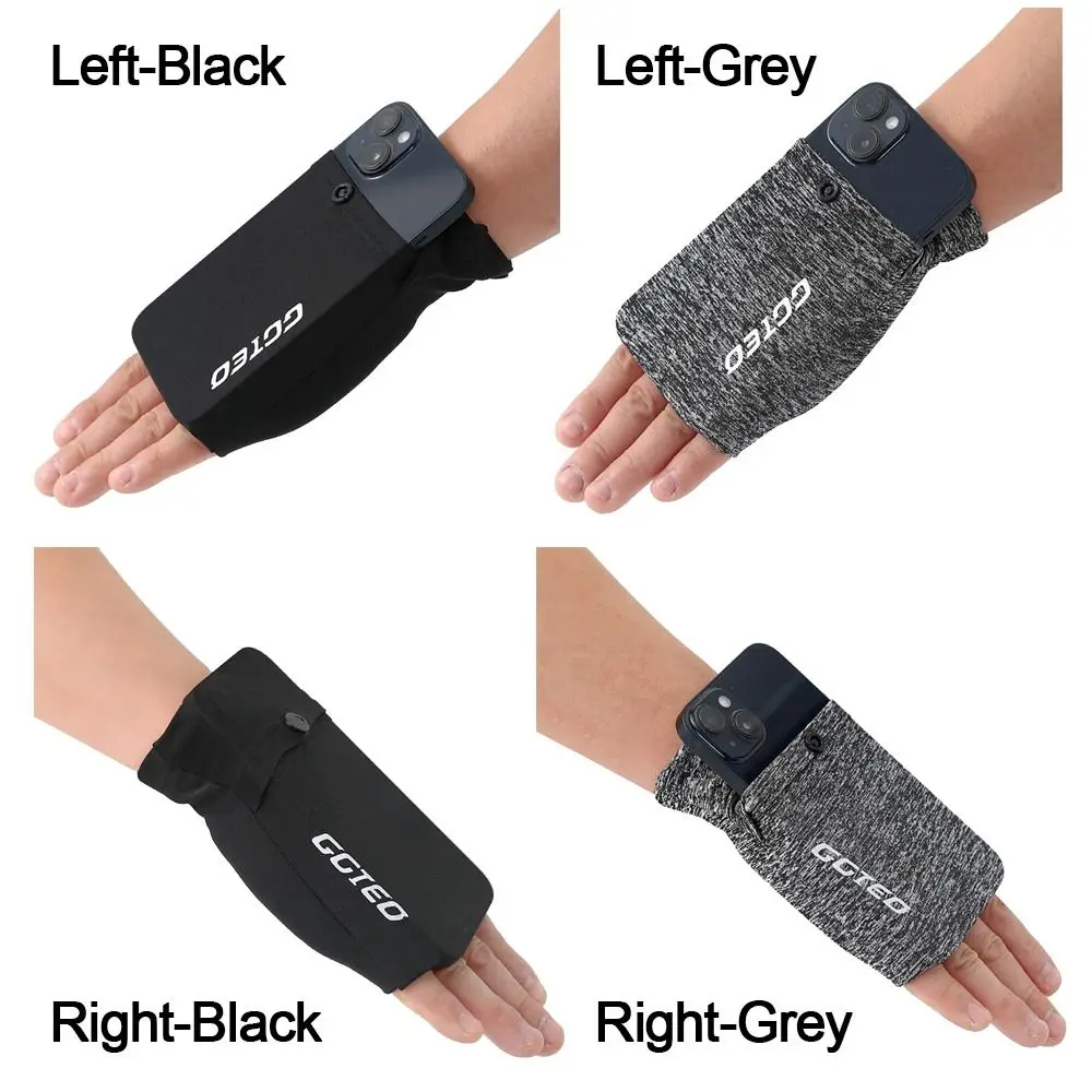Bolsa deportiva para teléfono negra y gris con protección - imagen 5
