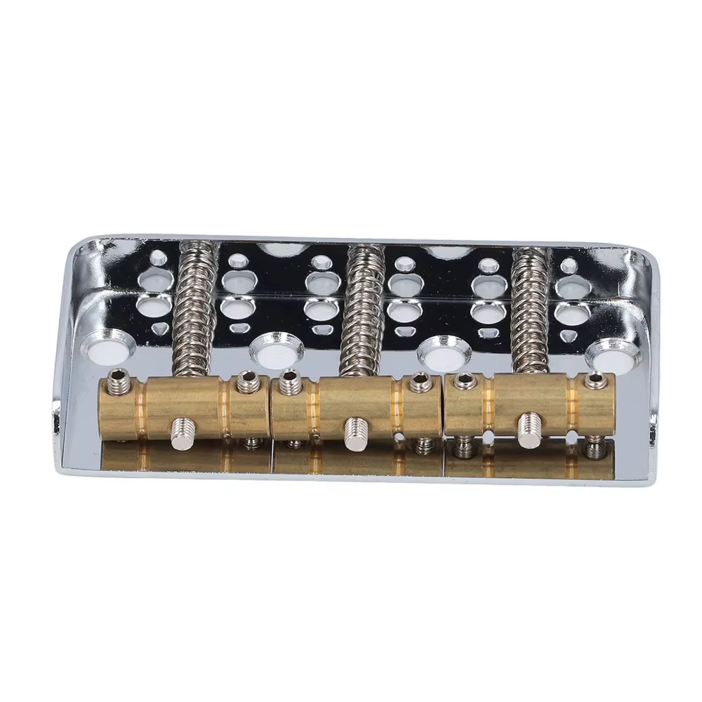 Puente Guitarra TL 3 Selletas – Plateado Metálico - imagen 4