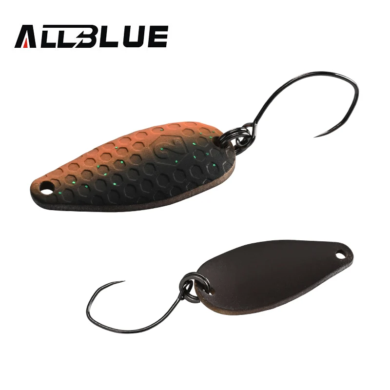 Señuelo Cuchara Trucha ALLBLUE Hammered – Acabado metal - imagen 2