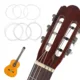 Cuerdas guitarra clásica de nylon transparentes y negras - imagen 4