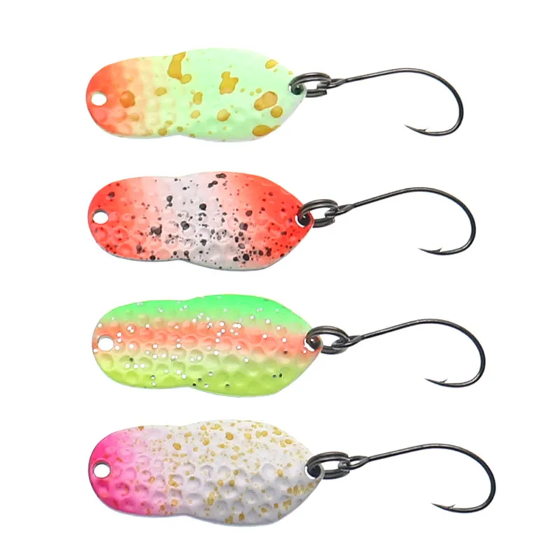 Cucharilla para Trucha Multicolor – Señuelo de Latón y Cobre