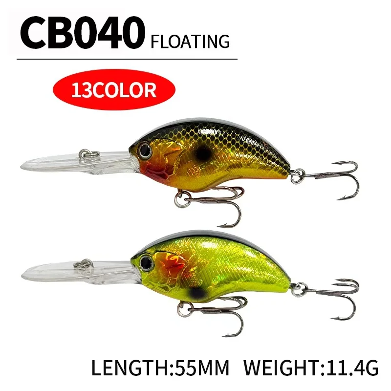 Señuelo Crankbait flotante para lucio y lubina, jerkbait - imagen 4