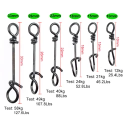Fastlink Snap Clips de Acero Inoxidable para Señuelos