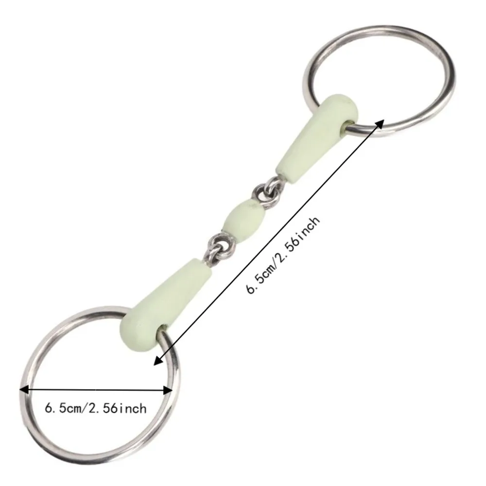 Brida cadena de acero inoxidable pulido duradera para caballo - imagen 5