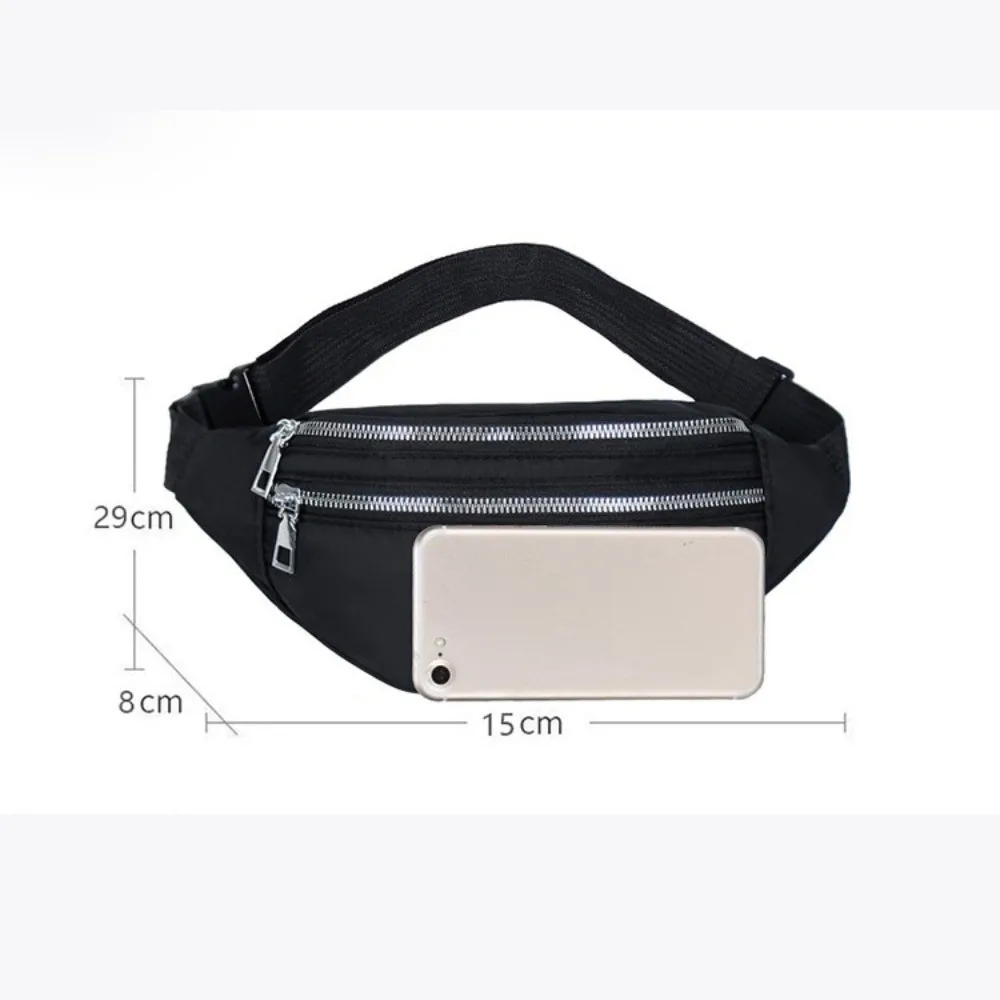 Riñonera impermeable de nailon cruzada para teléfono en exteriores - imagen 5