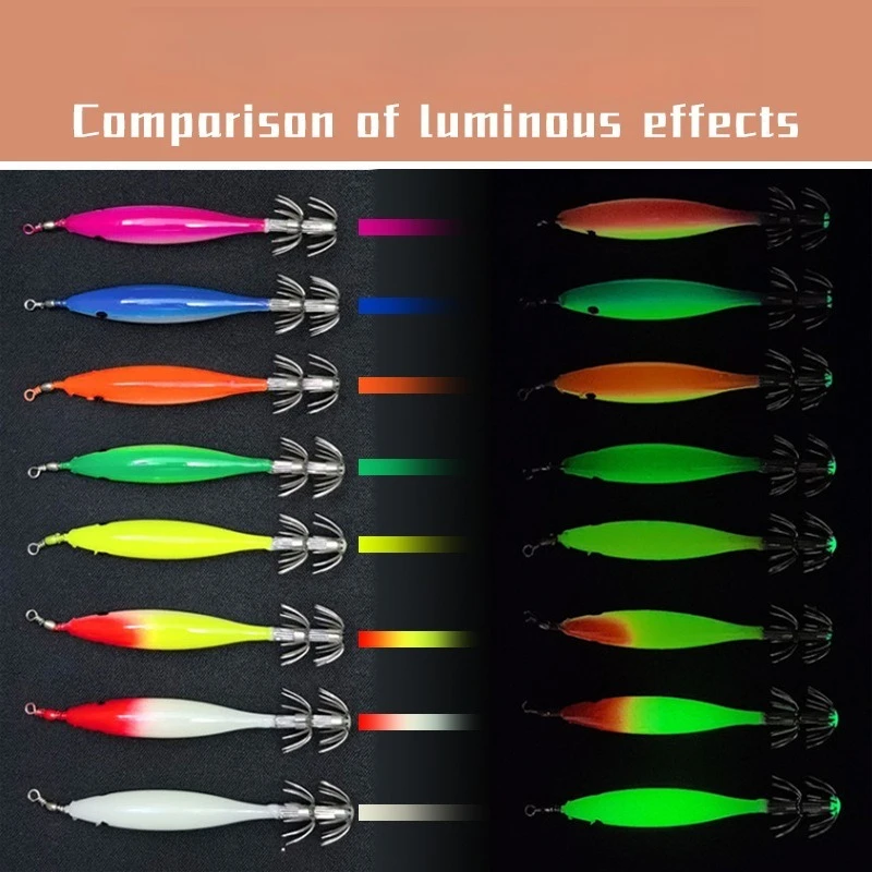 Anzuelos para calamar y pulpo con esencia y luminosos - imagen 5