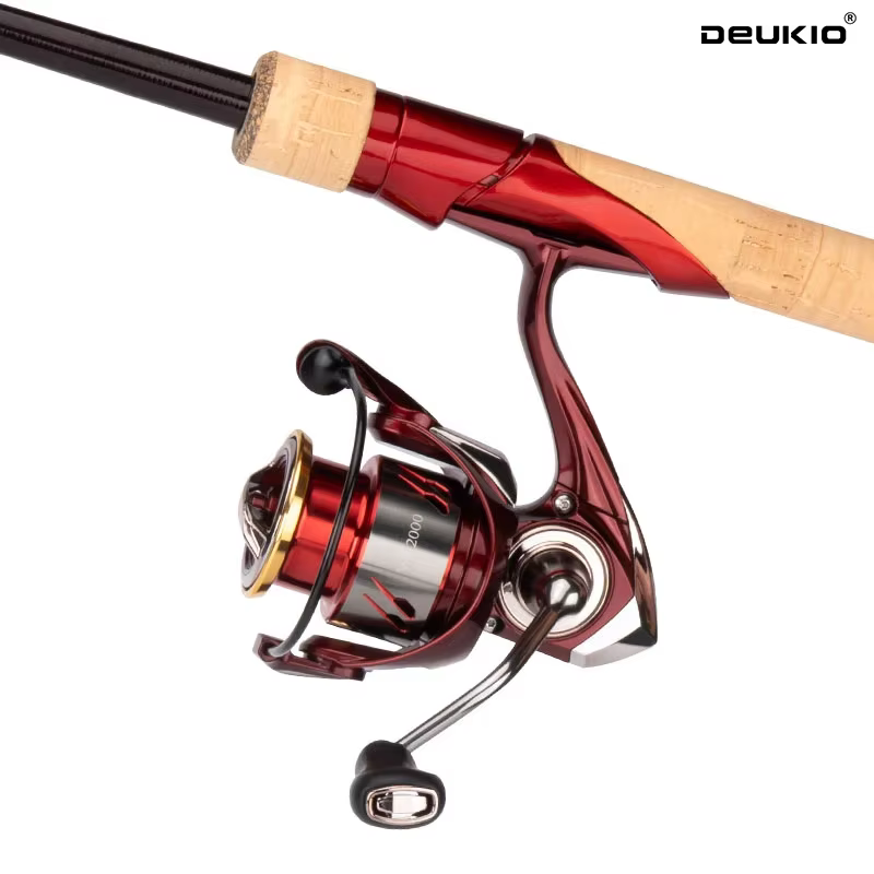 Carrete de Spinning DEUKIO con bobina CNC y arrastre de 6 kg - imagen 2