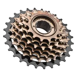 Cassette piñones bici acero carbono negro y marrón – fácil instalación