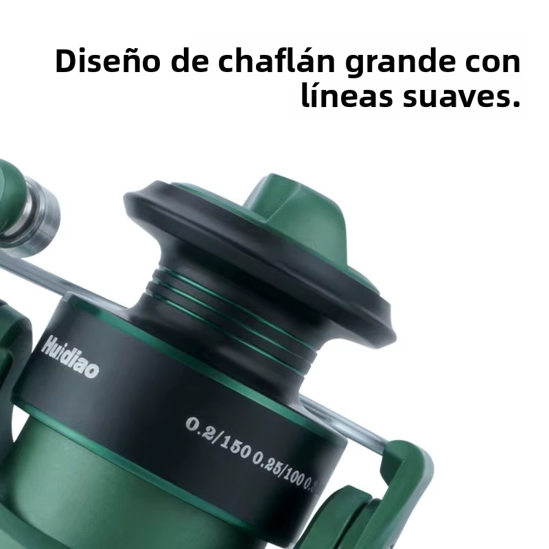 Huidiao carrete hielo ultraligero 500/800 – 5,2:1 3+1BB trucha - imagen 4
