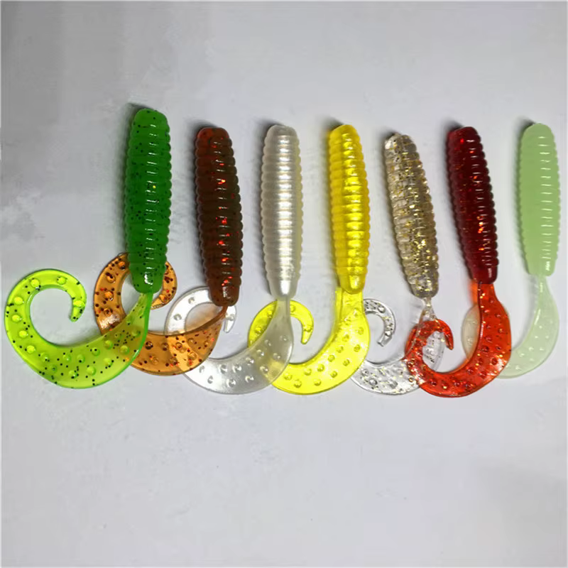 Señuelo de Vinilo Jig Wobbler con Sabor a Camarón para Lubina - imagen 5
