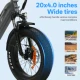 TTGO F6 Pro Bicicleta eléctrica para adultos con frenos hidráulicos