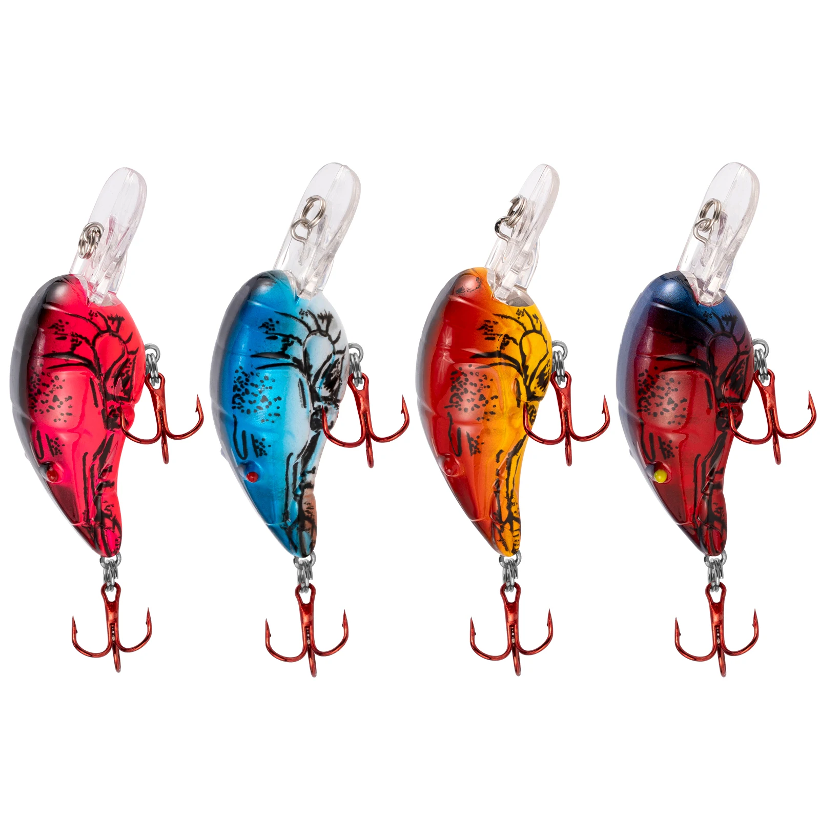 Crankbait Crawdad 12g Señuelo Lubina Jerkbait ABS – Larga Distancia - imagen 2
