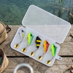Cucharilla Spinner VIB 360 rotación de aleación para salada y trucha