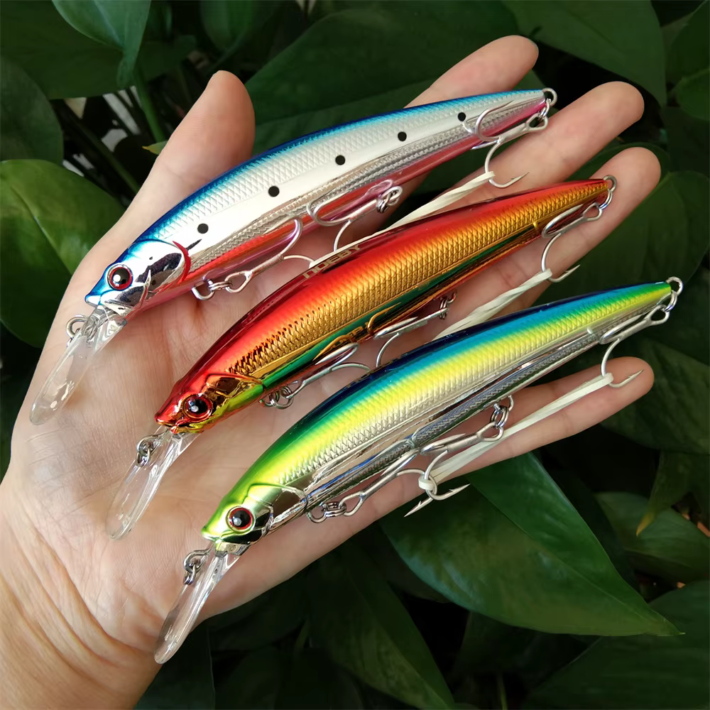Noeby Minnow Wobbler 11cm 36g sinking lubina y trucha - imagen 2