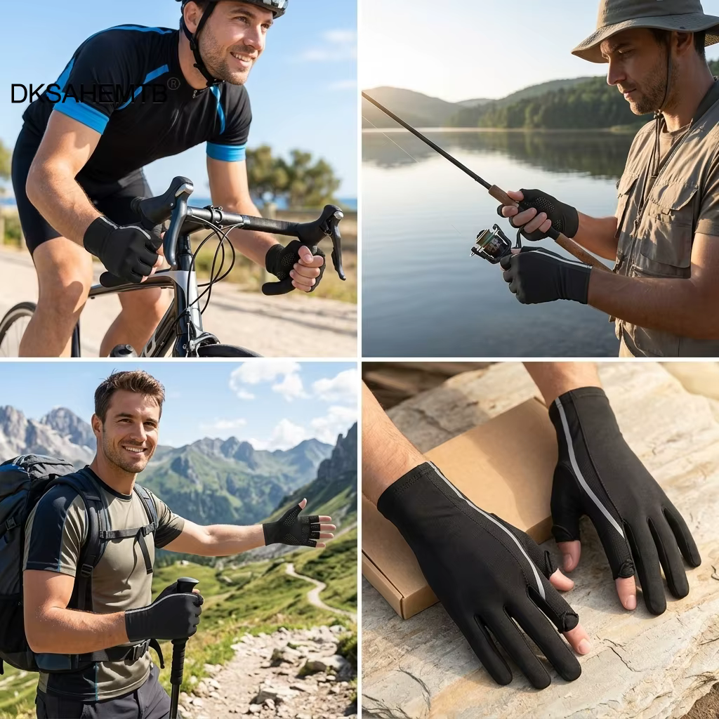 Guantes de pesca transpirables verano pantalla táctil - imagen 3