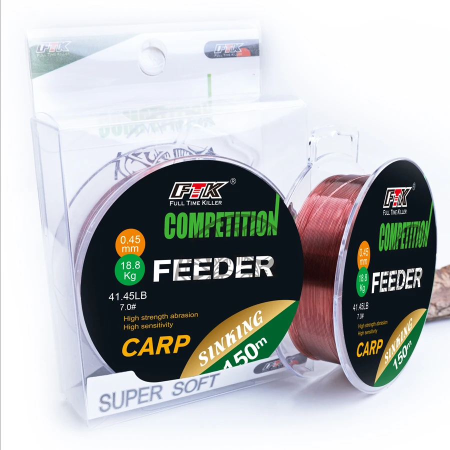 FTK Sedal Monofilamento Carpa – Color Vino 150m para Carpfishing - imagen 3