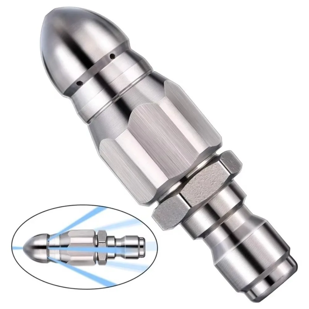 Boquilla jetter para limpieza de desagües en hidrolimpiadora - imagen 5