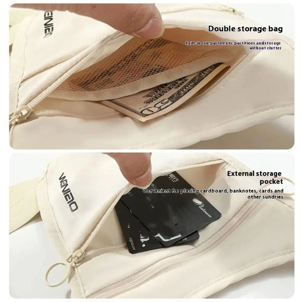 Riñonera antirrobo ultrafina invisible deportiva portátil ligera - imagen 2