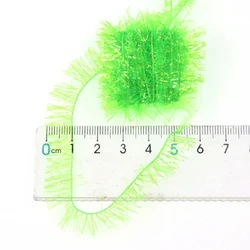 Crystal Flash Chenile Hackle Flasher para streamer Trout