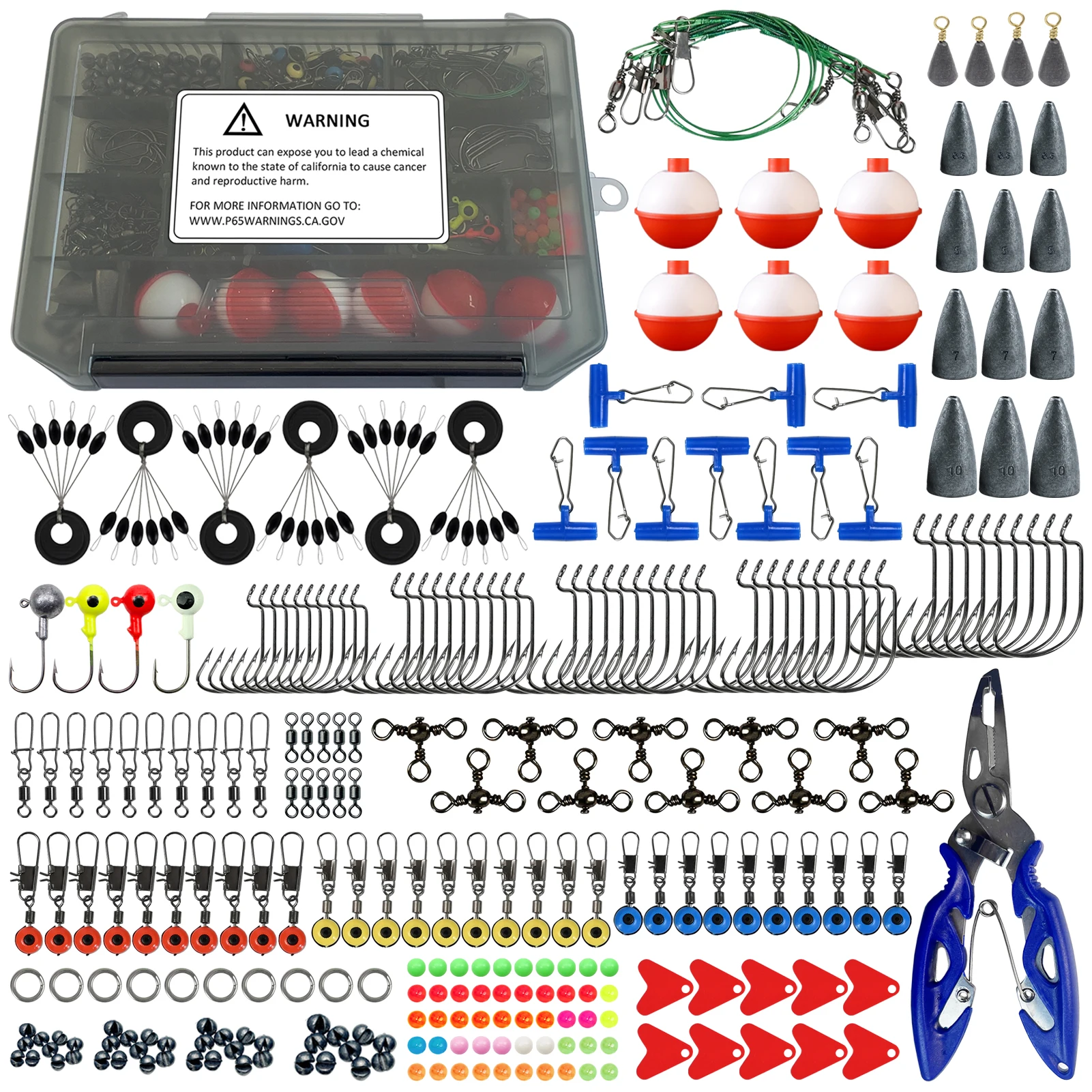 Detalle de herramientas y componentes del kit