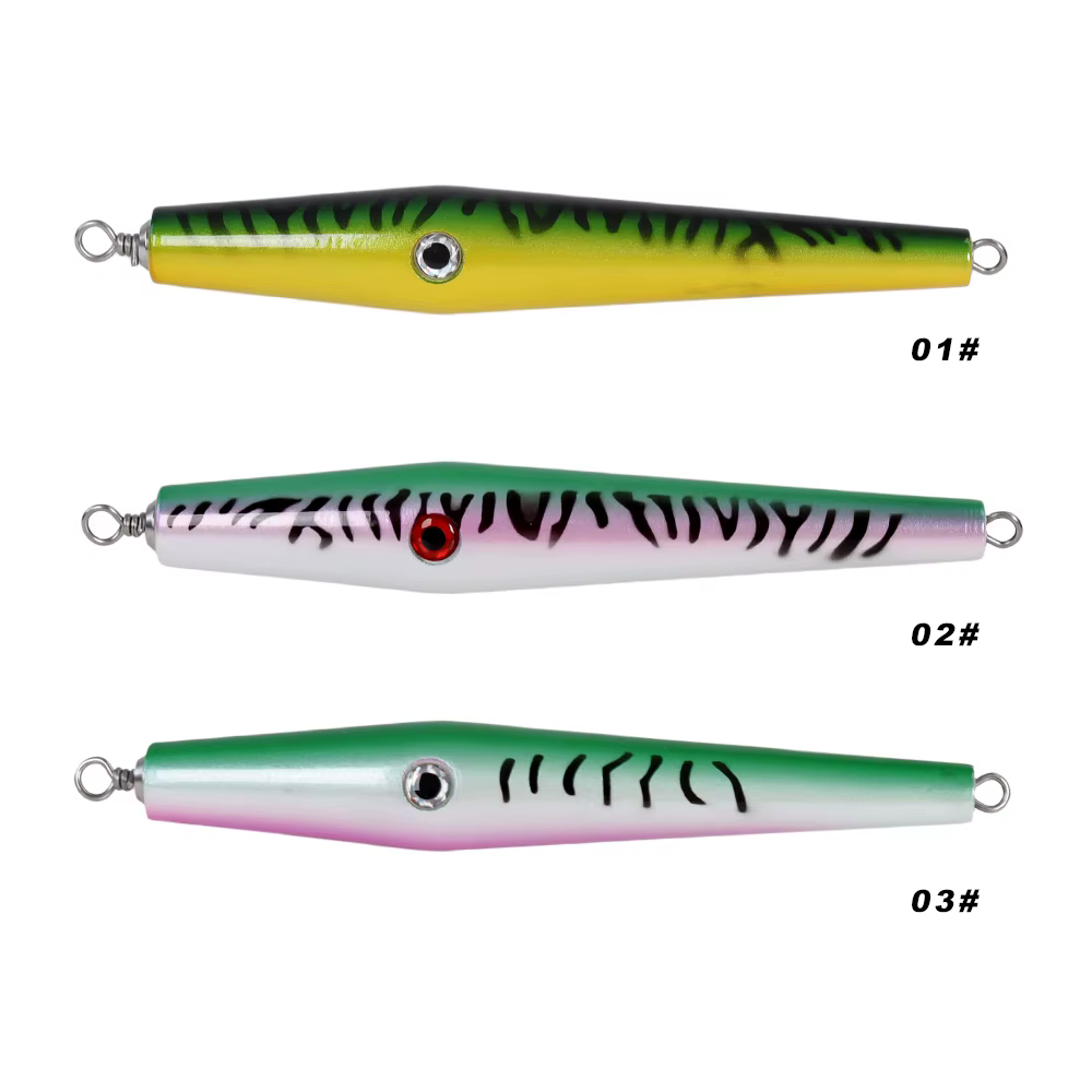 Señuelo Lápiz TOLU de Madera 22cm Flotante para Atún en Pesca de Barco - imagen 4
