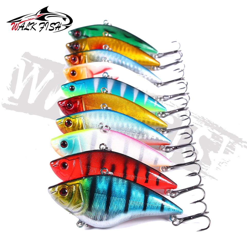 WALK FISH VIB con sonido Crankbait Wobbler de lanzamiento largo - imagen 5