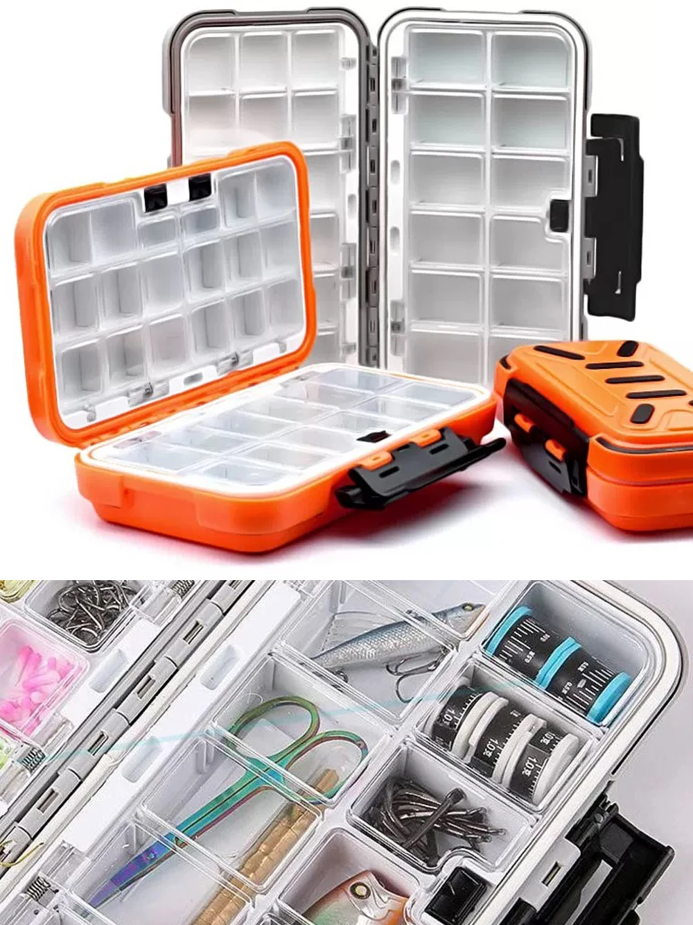 Tamaños de caja para distintos volúmenes de accesorios