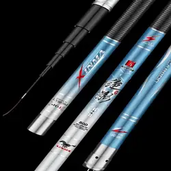 Caña telescópica carbono ZZ348 – 3 tramos superlarga alta sensibilidad
