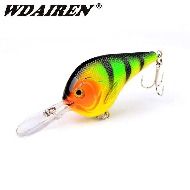 Wobler Crankbait de cebo duro para lubina, plástico premium