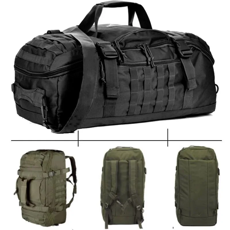 Mochila de pesca de lona para viaje y senderismo al aire libre - imagen 2