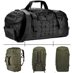 Mochila de pesca de lona para viaje y senderismo al aire libre