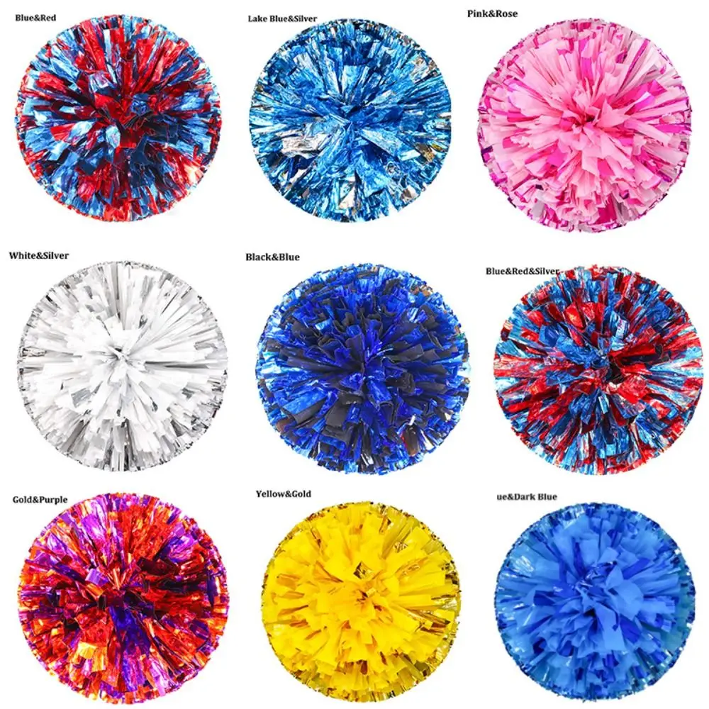 Pompones multicolores para animación y cheers