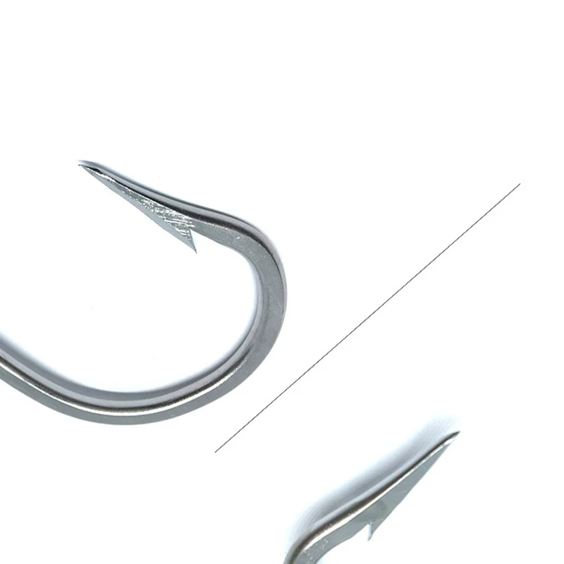 Anzuelos dobles inox para atún, pez espada y tiburón - imagen 4