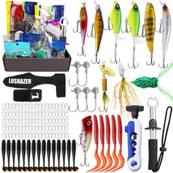 Caja sorpresa de pesca: anzuelos, señuelos y accesorios – Kit completo