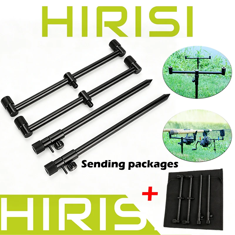 Soporte de suelo ajustable HIRISI para caña doble con barra vibración - imagen 2