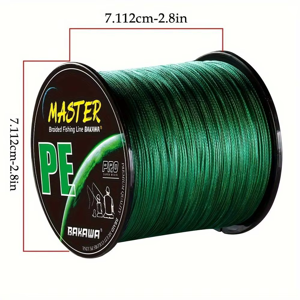 BAKAWA PE X8 Sedal Trenzado 300M 8 Hebras – Pesca de Carpa - imagen 5