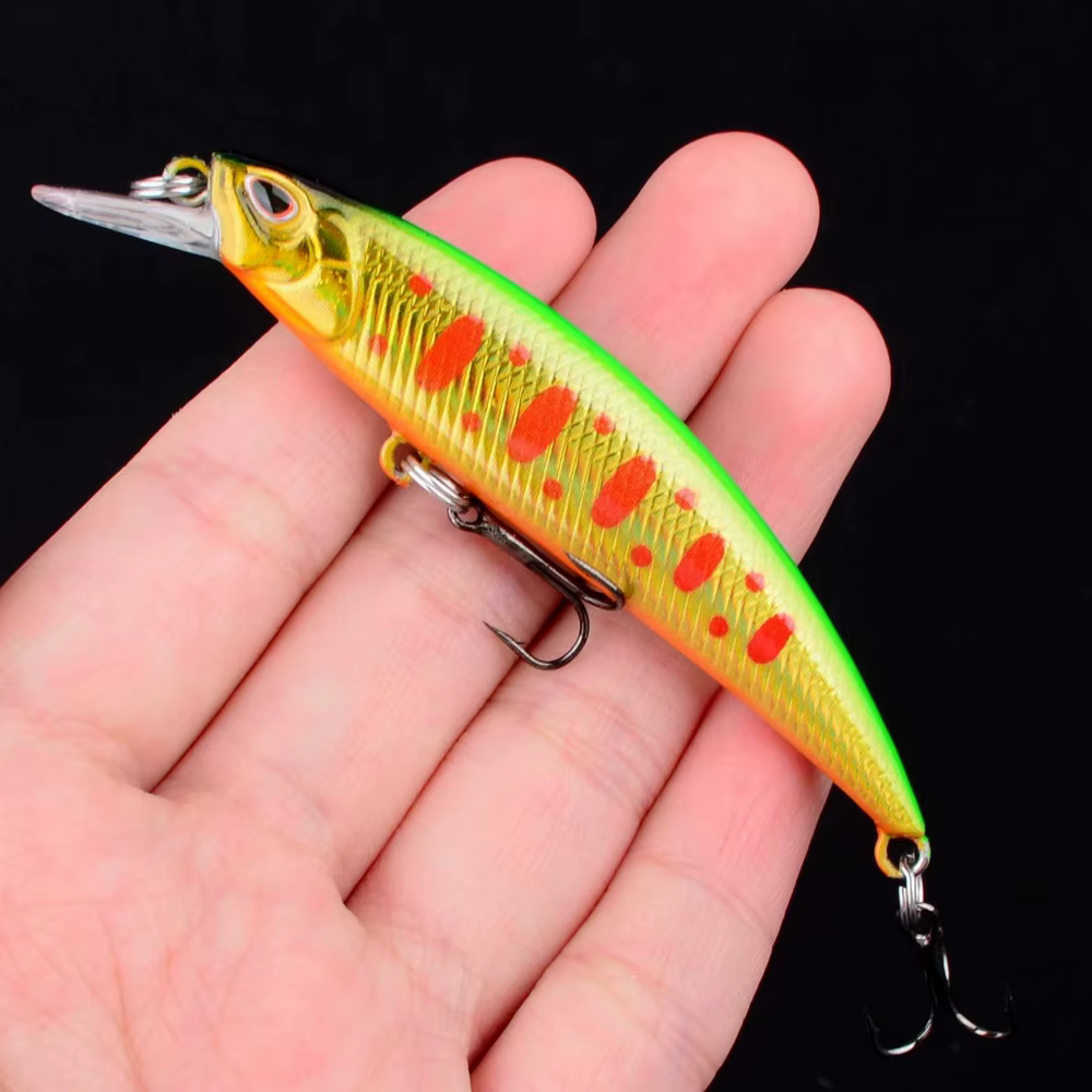 Señuelo Pececillo Láser 8cm 9g Hundimiento – Cebo Duro Lucio y Carpa - imagen 4