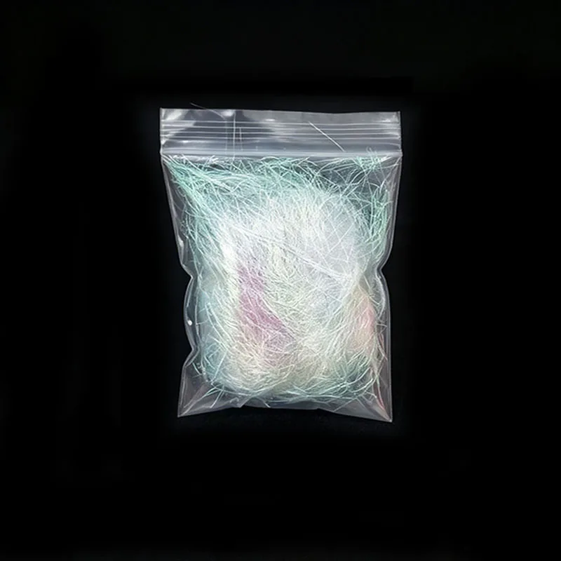 Fibra de cristal iridiscente para atado de moscas brillantes - imagen 2