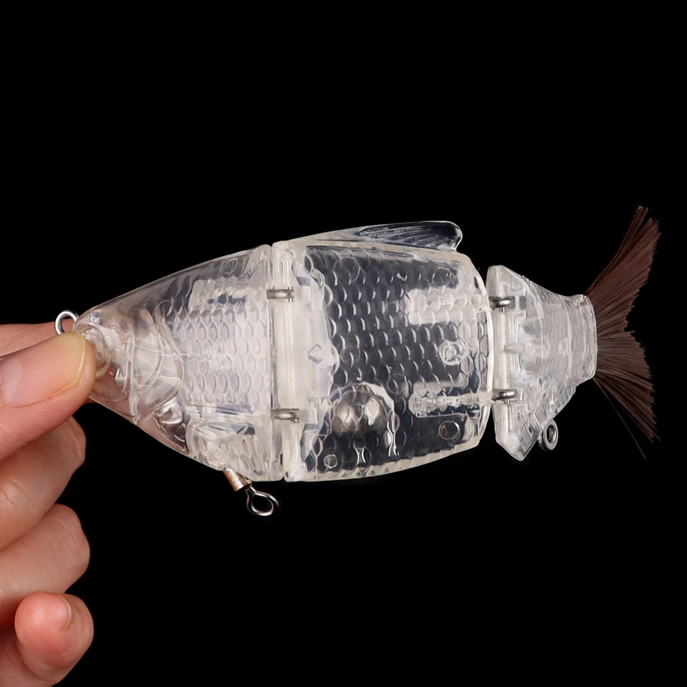 Dr.Holife Glidebait blanco sonajeros articulado sin pintar planeador - imagen 4